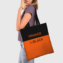 Сумка-шопер Orange Is the New Black цвета 3D-принт — фото 2