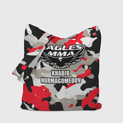 Сумка-шоппер Khabib Nurmagomedov: Red Camo