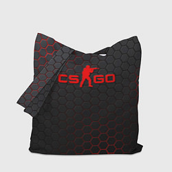 Сумка-шопер CS:GO Grey Carbon, цвет: 3D-принт