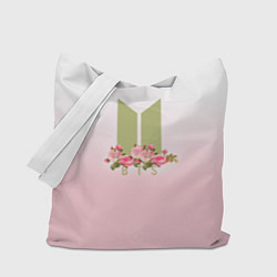 Сумка-шоппер BTS: Pink Flowers