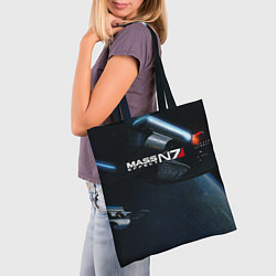 Сумка-шопер Mass Effect N7, цвет: 3D-принт — фото 2