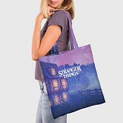 Сумка-шопер Stranger Things: Magic House, цвет: 3D-принт — фото 2