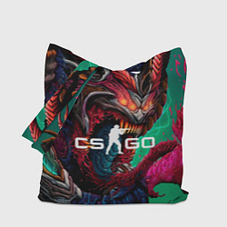 Сумка-шопер CS GO hyper beast skin, цвет: 3D-принт