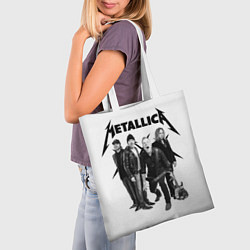 Сумка-шопер Metallica, цвет: 3D-принт — фото 2