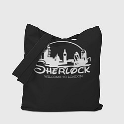 Сумка-шопер Sherlock, цвет: 3D-принт