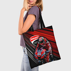 Сумка-шопер Andrea Dovizioso, цвет: 3D-принт — фото 2