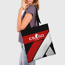 Сумка-шопер CS GO, цвет: 3D-принт — фото 2