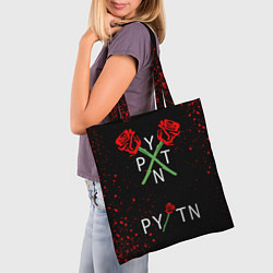 Сумка-шопер Payton Moormeier: Roses, цвет: 3D-принт — фото 2