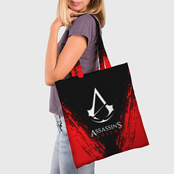 Сумка-шопер Assassin’s Creed, цвет: 3D-принт — фото 2