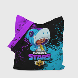Сумка-шопер Brawl Stars Leon Shark, цвет: 3D-принт