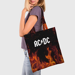 Сумка-шопер AC DC, цвет: 3D-принт — фото 2