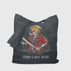 Сумка-шопер Punk??s Not Dead, цвет: 3D-принт