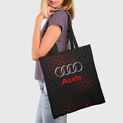 Сумка-шопер AUDI, цвет: 3D-принт — фото 2