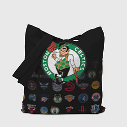 Сумка-шопер Boston Celtics 1, цвет: 3D-принт