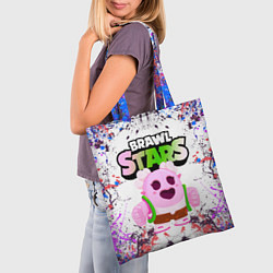 Сумка-шопер Sakura Spike Brawl Stars, цвет: 3D-принт — фото 2
