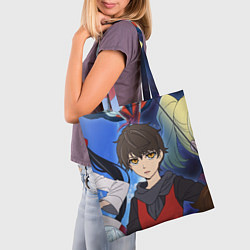 Сумка-шопер БАШНЯ БОГА, цвет: 3D-принт — фото 2