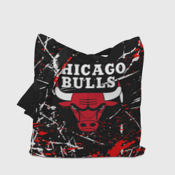 Сумка-шопер CHICAGO BULLS, цвет: 3D-принт