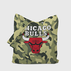 Сумка-шопер CHICAGO BULLS, цвет: 3D-принт