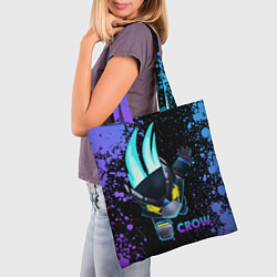 Сумка-шопер Brawl Stars CROW, цвет: 3D-принт — фото 2
