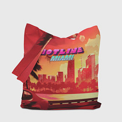 Сумка-шопер HOTLINE MIAMI, цвет: 3D-принт