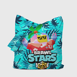 Сумка-шопер BRAWL STARS TROPICAL SPROUT, цвет: 3D-принт