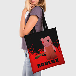 Сумка-шопер Roblox Piggy, цвет: 3D-принт — фото 2