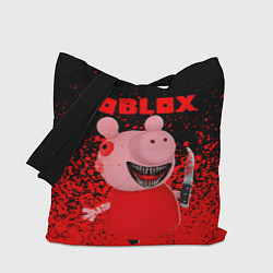 Сумка-шопер Roblox Piggy, цвет: 3D-принт