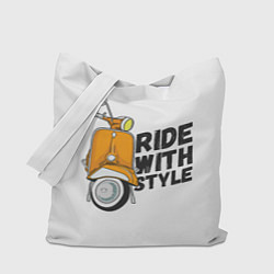 Сумка-шопер RIDE WITH STYLE Z, цвет: 3D-принт