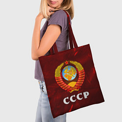 Сумка-шопер СССР USSR, цвет: 3D-принт — фото 2