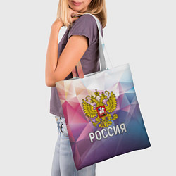 Сумка-шопер РОССИЯ, цвет: 3D-принт — фото 2