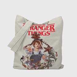 Сумка-шопер Stranger Things, цвет: 3D-принт
