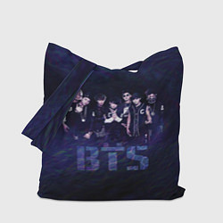 Сумка-шопер BTS БТС бойбенд, цвет: 3D-принт