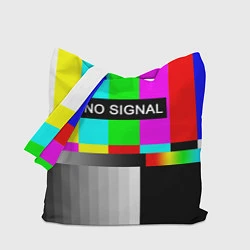 Сумка-шопер NO SIGNAL, цвет: 3D-принт