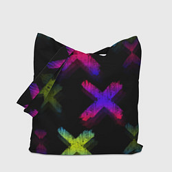 Сумка-шопер Крестики, цвет: 3D-принт