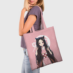 Сумка-шопер Nezuko, цвет: 3D-принт — фото 2