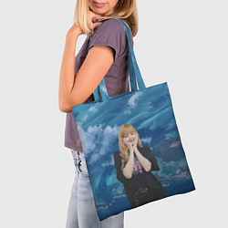 Сумка-шопер LISA BLACKPINK, цвет: 3D-принт — фото 2