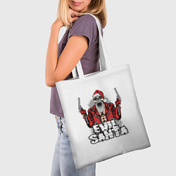 Сумка-шопер Злой Санта, цвет: 3D-принт — фото 2
