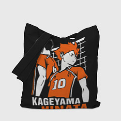 Сумка-шопер Haikyuu Hinata Kageyama, цвет: 3D-принт