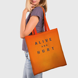 Сумка-шопер Alive and hurt, цвет: 3D-принт — фото 2