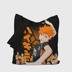 Сумка-шопер ВОЛЕЙБОЛ!! HAIKYUU!!, цвет: 3D-принт