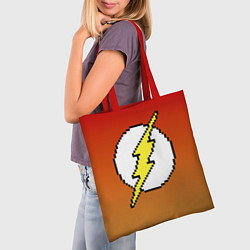 Сумка-шопер 8 Bit The Flash, цвет: 3D-принт — фото 2