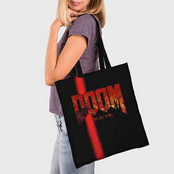 Сумка-шопер Doom Rip and Tear, цвет: 3D-принт — фото 2