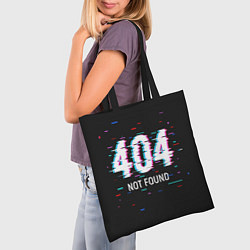 Сумка-шопер Глитч 404, цвет: 3D-принт — фото 2