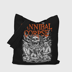 Сумка-шопер Cannibal Corpse, цвет: 3D-принт