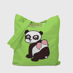 Сумка-шопер Святая панда, цвет: 3D-принт