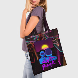 Сумка-шопер Daft Punk Electrix, цвет: 3D-принт — фото 2