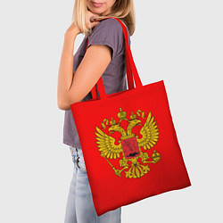 Сумка-шопер РОССИЯ RUSSIA UNIFORM, цвет: 3D-принт — фото 2