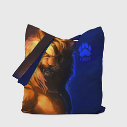 Сумка-шопер Furry lion, цвет: 3D-принт