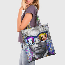 Сумка-шопер Andy Warhol Энди Уорхол, цвет: 3D-принт — фото 2