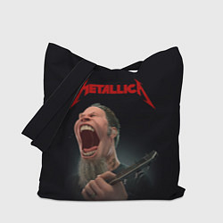 Сумка-шопер James Alan Hetfield METALLICA Z, цвет: 3D-принт